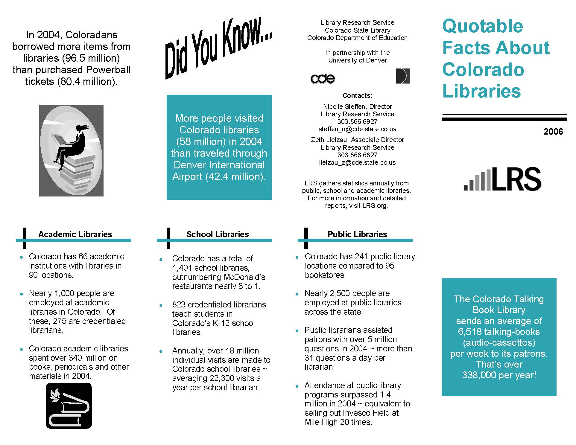 Complex infographic of printable brochure.