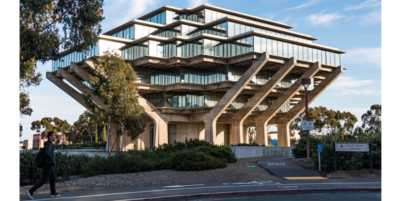 The Geisel Library at the University of California San Diego